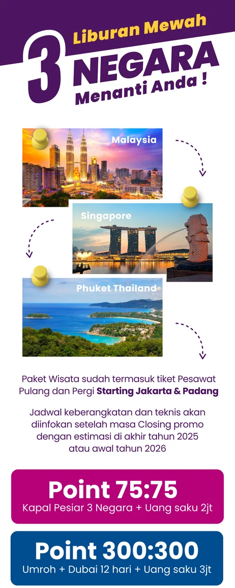 Promo Kapal Pesiar Bahagia - 3 Negara
